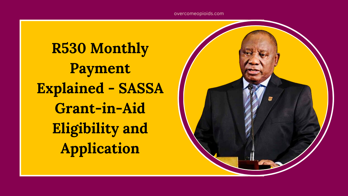 R530 Monthly Payment Explained - SASSA Grant-in-Aid Eligibility and Application